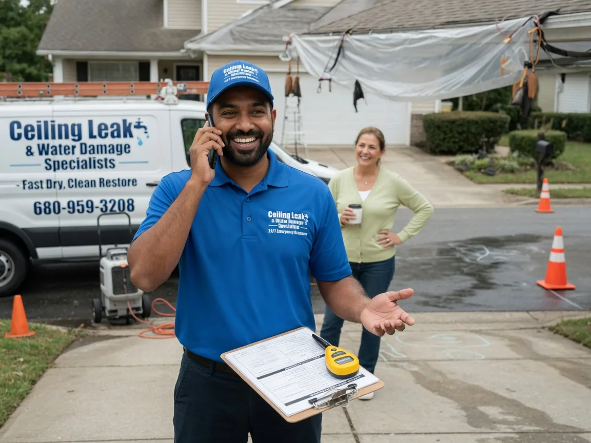 Ceiling Leak Cleanup Hornbeck, LA FAQs